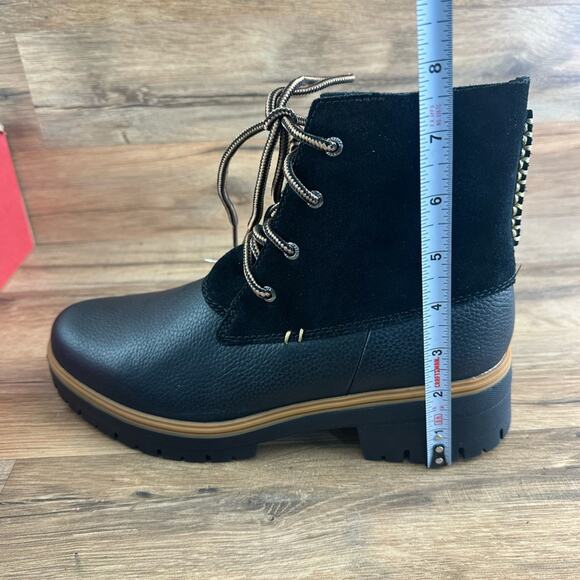 Kodiak Women's Bootie Lace Up Atlin Power Heel Suede Leather Black size … - Picture 10 of 15